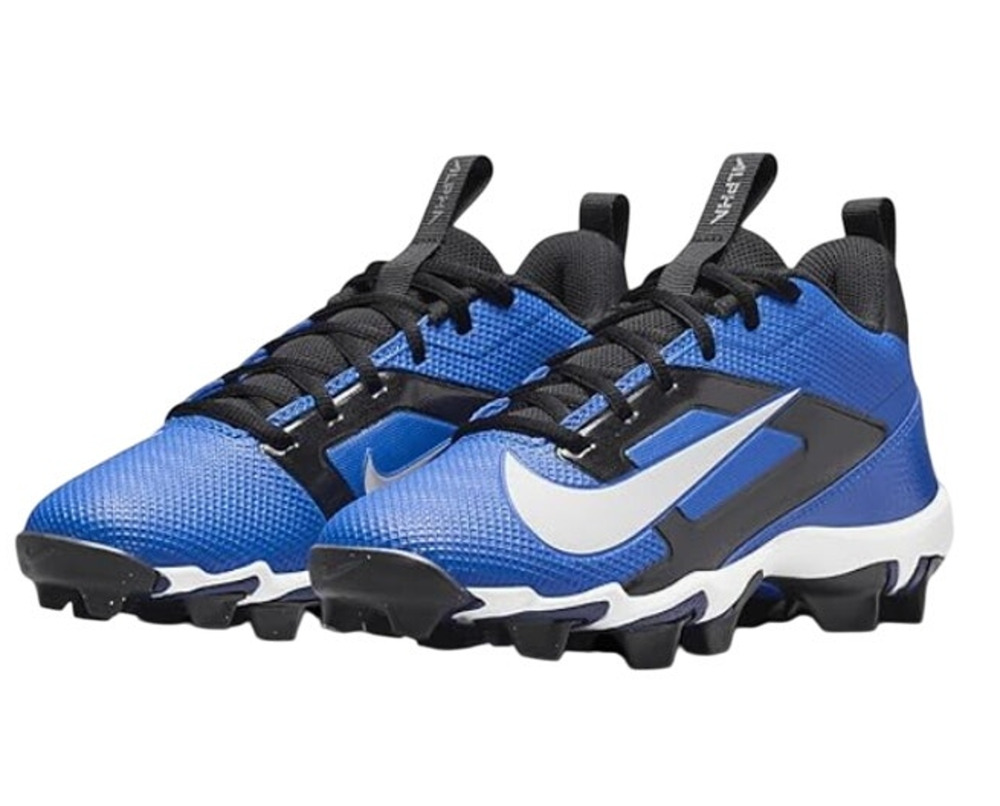 Nike Men's Alpha Menace 4 Shark Football Cleats Size 10 Blue White NWOB